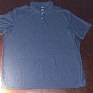 Sonoma Men's Heather Blue Polo Shirt